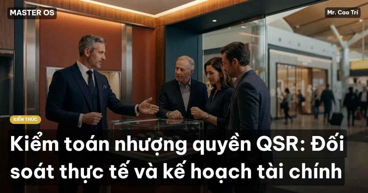 Kiểm toán nhượng quyền QSR: Đối soát thực tế và kế hoạch tài chính