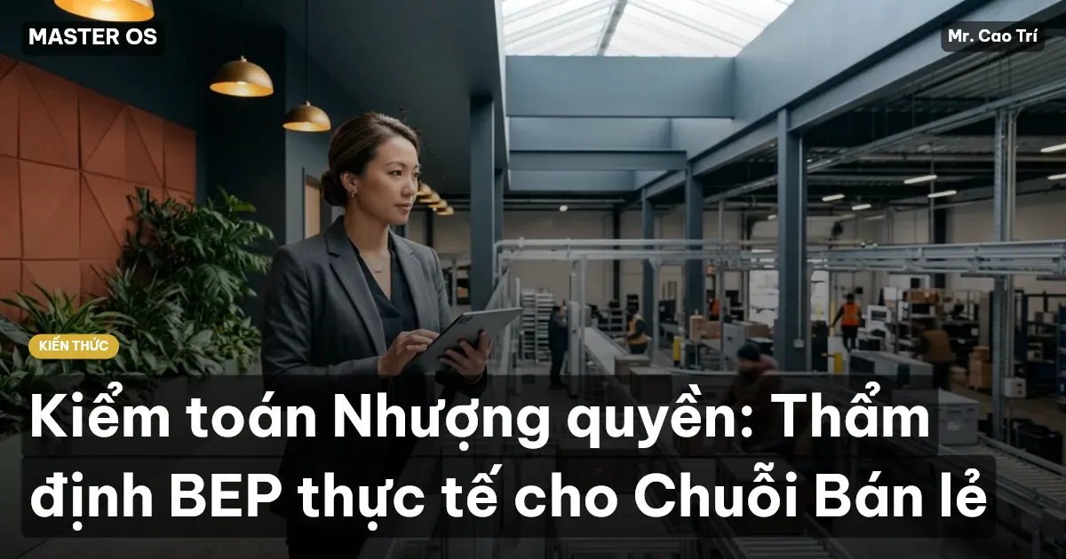 Kiểm toán Nhượng quyền: Thẩm định BEP thực tế cho Chuỗi Bán lẻ