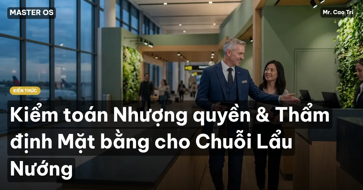 Kiểm toán Nhượng quyền & Thẩm định Mặt bằng cho Chuỗi Lẩu Nướng