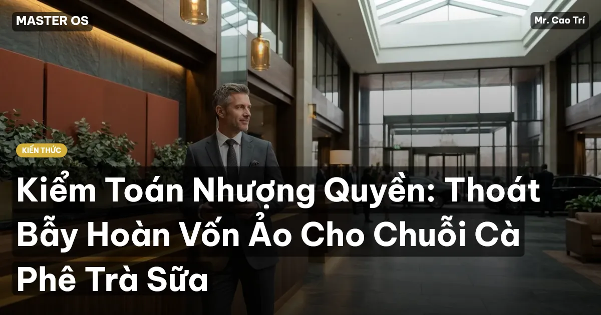 Kiểm Toán Nhượng Quyền: Thoát Bẫy Hoàn Vốn Ảo Cho Chuỗi Cà Phê Trà Sữa