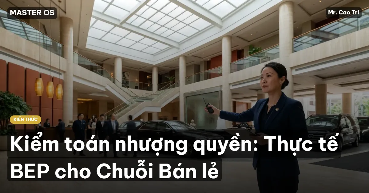 Kiểm toán nhượng quyền: Thực tế BEP cho Chuỗi Bán lẻ