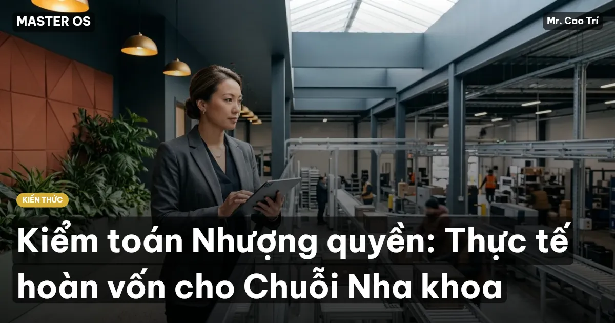 Kiểm toán Nhượng quyền: Thực tế hoàn vốn cho Chuỗi Nha khoa