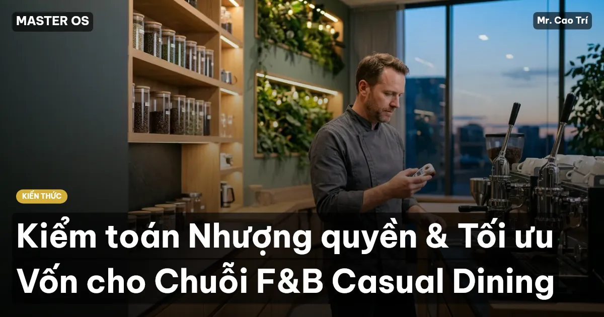 Kiểm toán Nhượng quyền & Tối ưu Vốn cho Chuỗi F&B Casual Dining