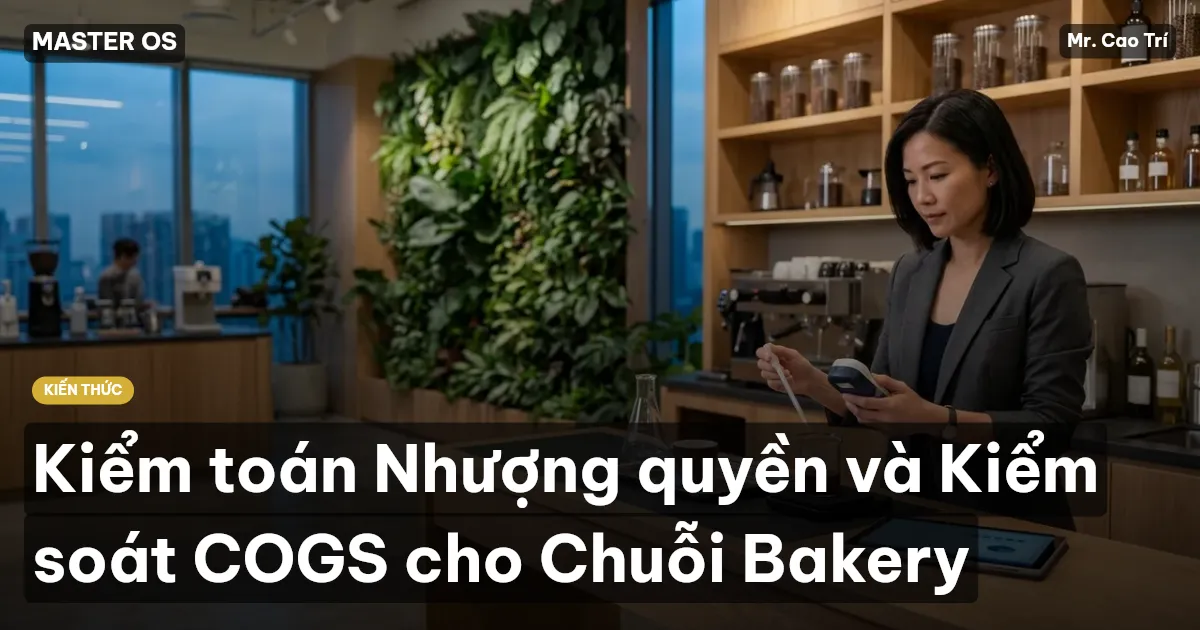 Kiểm toán Nhượng quyền và Kiểm soát COGS cho Chuỗi Bakery