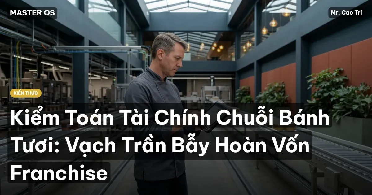 Kiểm Toán Tài Chính Chuỗi Bánh Tươi: Vạch Trần Bẫy Hoàn Vốn Franchise