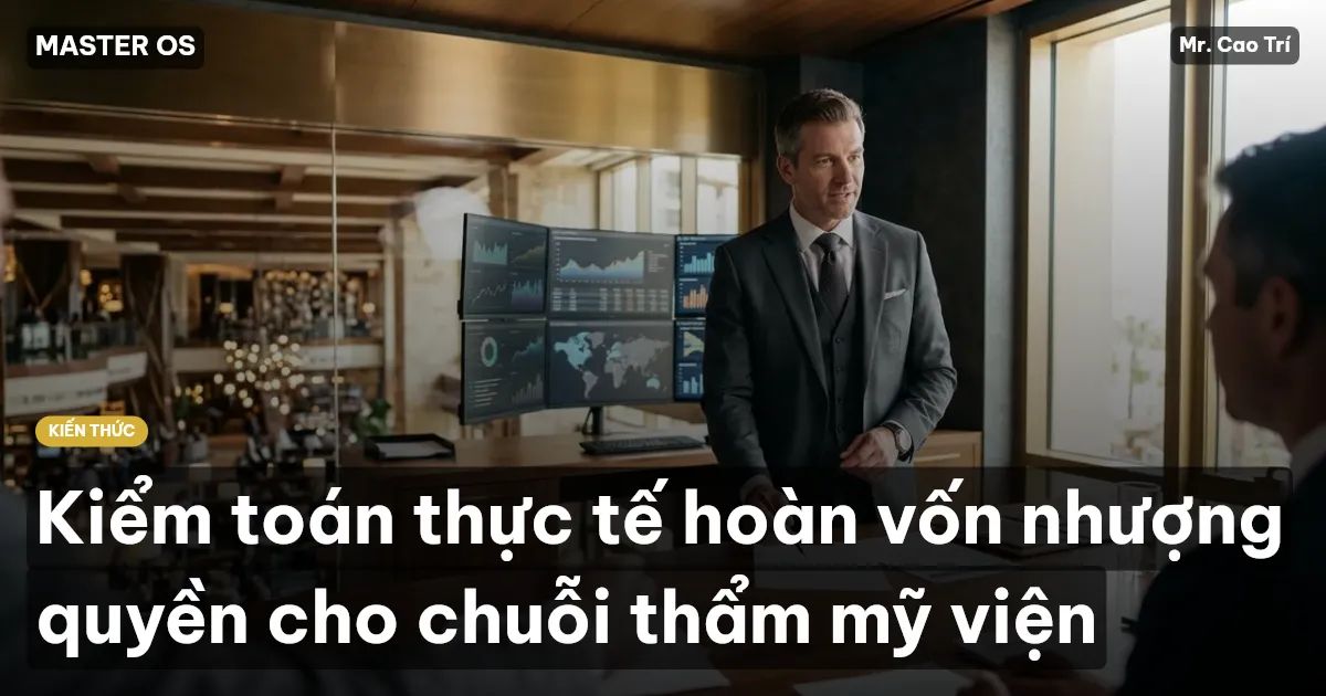 Kiểm toán thực tế hoàn vốn nhượng quyền cho chuỗi thẩm mỹ viện