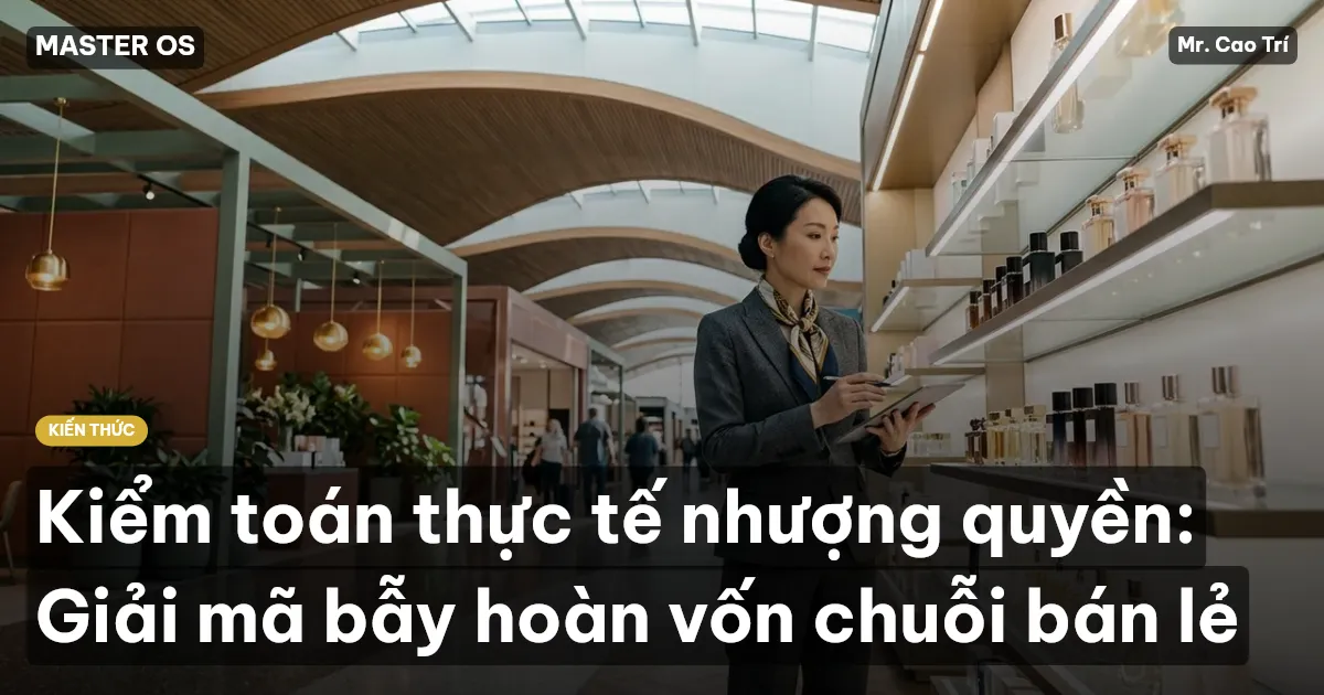 Kiểm toán thực tế nhượng quyền: Giải mã bẫy hoàn vốn chuỗi bán lẻ