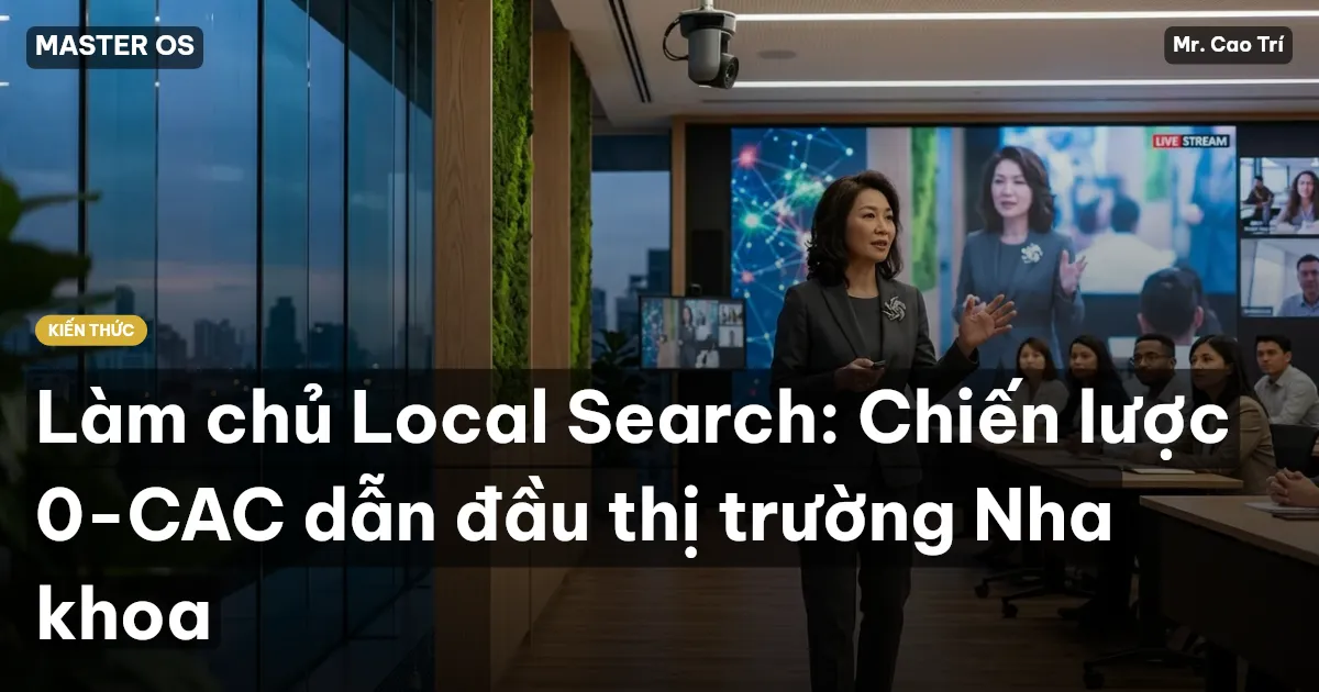 Làm chủ Local Search: Chiến lược 0-CAC dẫn đầu thị trường Nha khoa