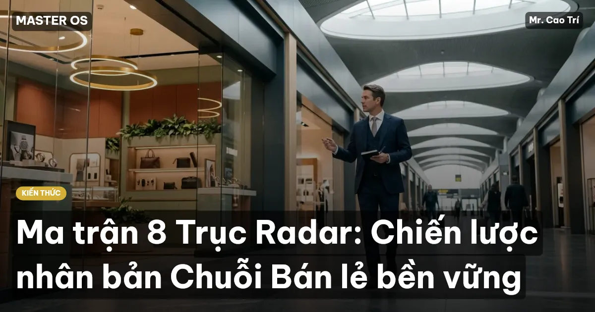 Ma trận 8 Trục Radar: Chiến lược nhân bản Chuỗi Bán lẻ bền vững