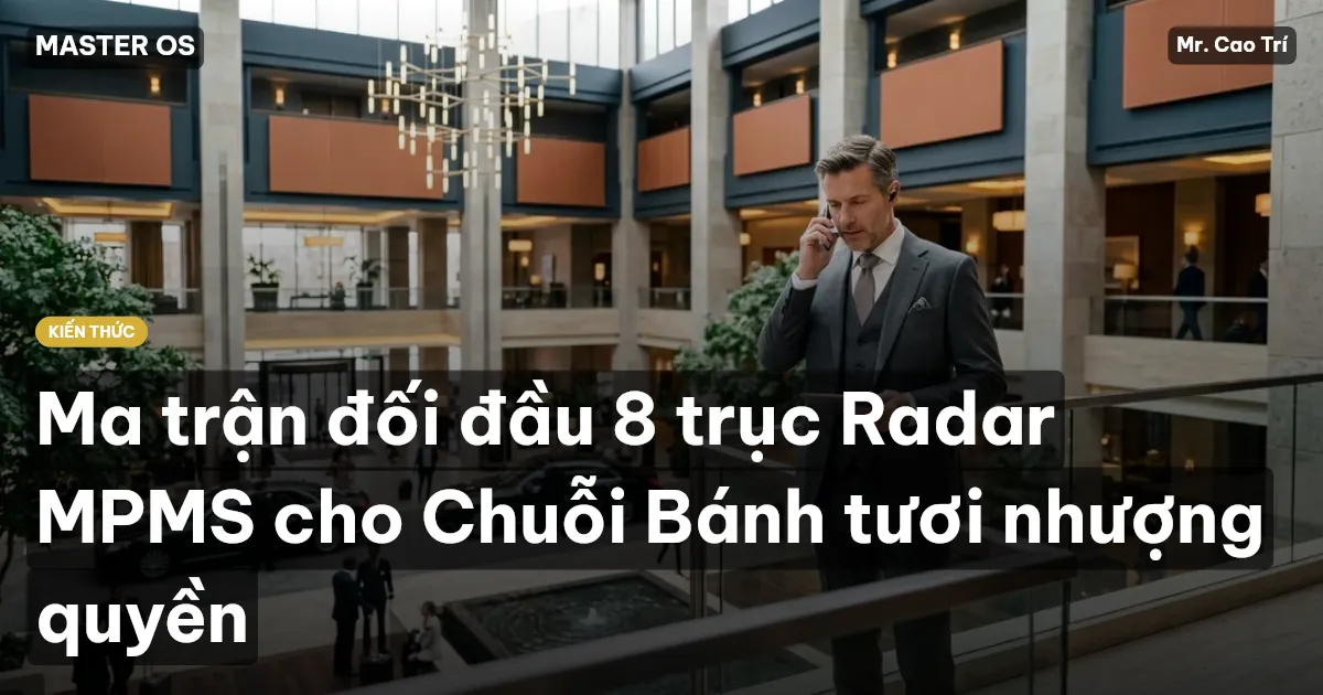 Ma trận đối đầu 8 trục Radar MPMS cho Chuỗi Bánh tươi nhượng quyền