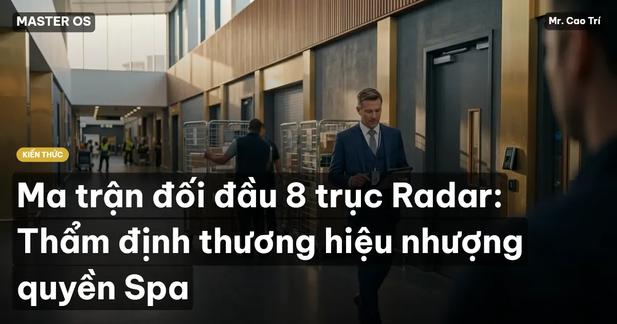 Ma trận đối đầu 8 trục Radar: Thẩm định thương hiệu nhượng quyền Spa