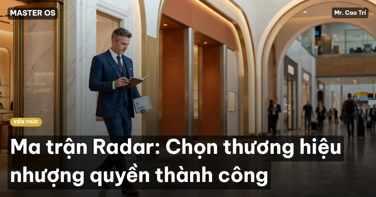 Ma trận Radar: Chọn thương hiệu nhượng quyền thành công