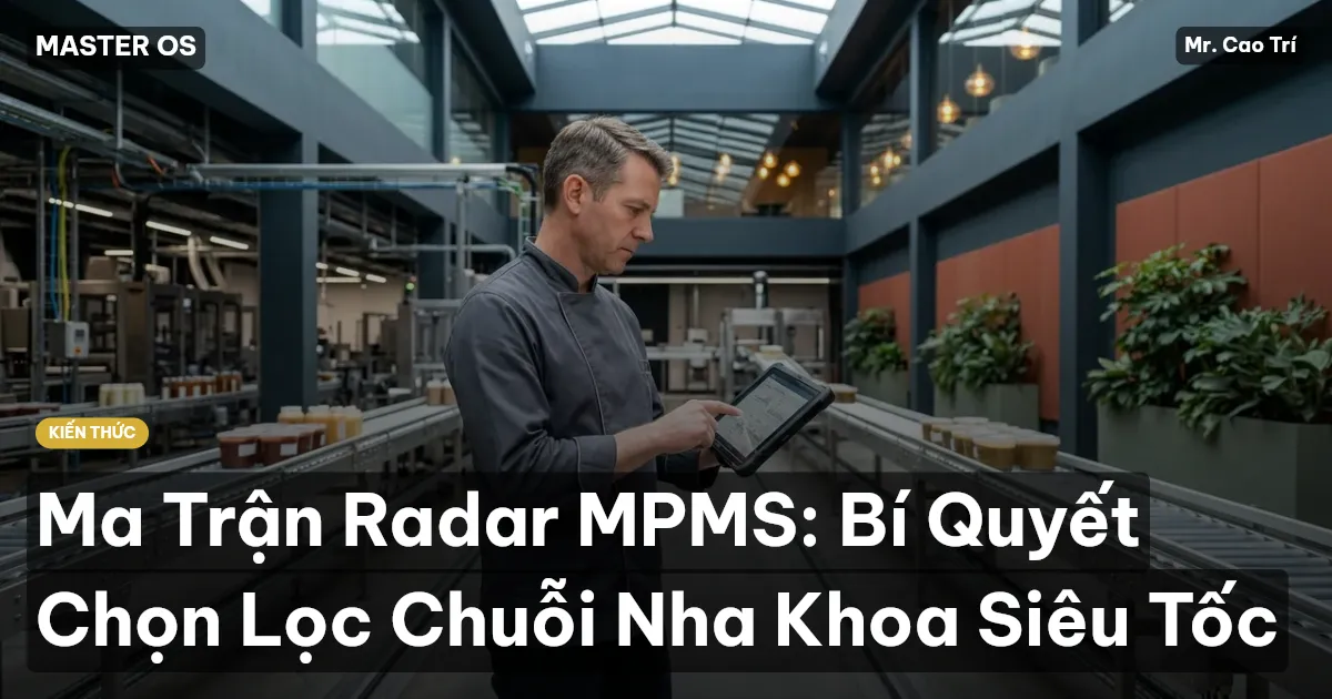 Ma Trận Radar MPMS: Bí Quyết Chọn Lọc Chuỗi Nha Khoa Siêu Tốc
