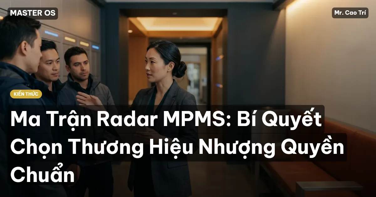 Ma Trận Radar MPMS: Bí Quyết Chọn Thương Hiệu Nhượng Quyền Chuẩn
