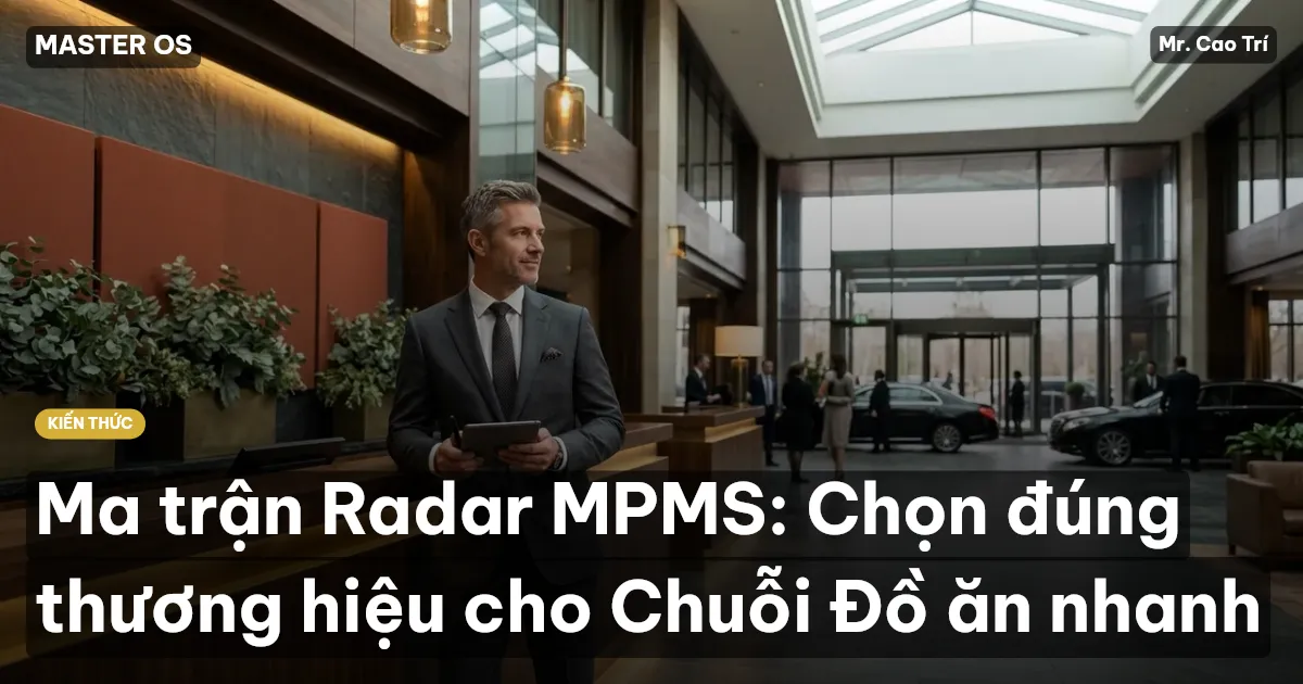 Ma trận Radar MPMS: Chọn đúng thương hiệu cho Chuỗi Đồ ăn nhanh