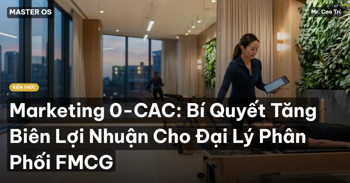 Marketing 0-CAC: Bí Quyết Tăng Biên Lợi Nhuận Cho Đại Lý Phân Phối FMCG