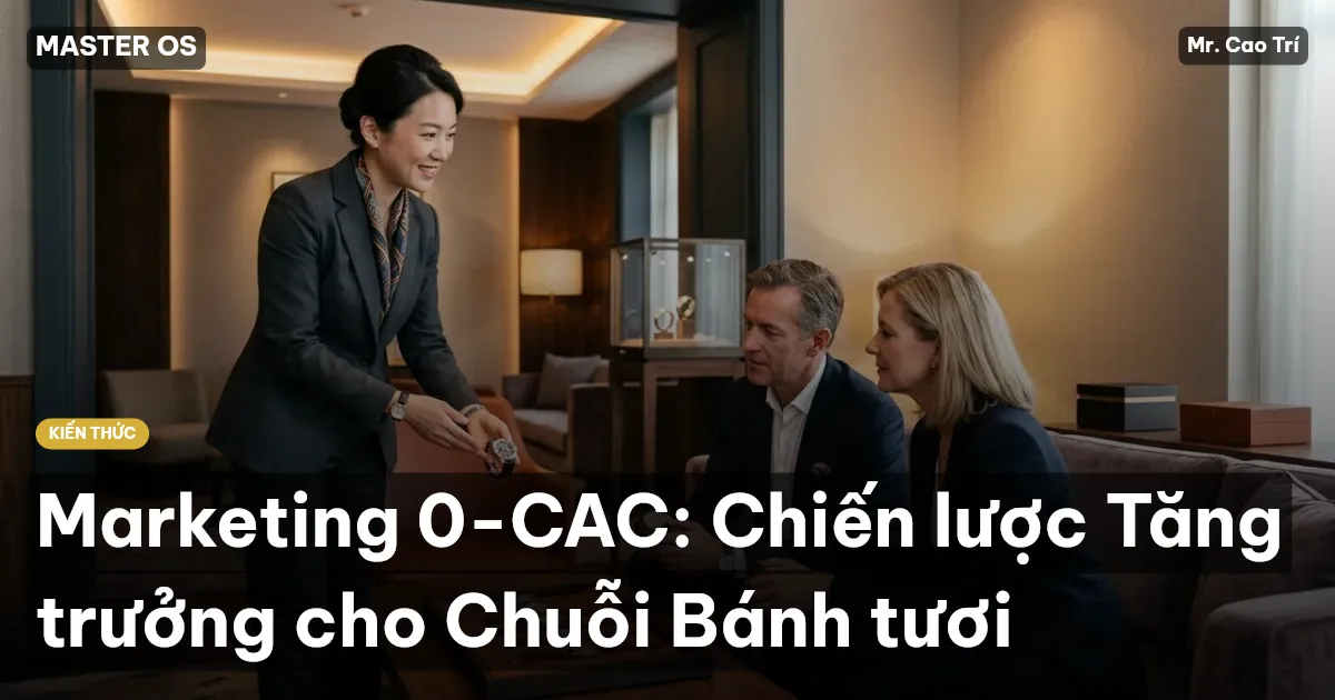 Marketing 0-CAC: Chiến lược Tăng trưởng cho Chuỗi Bánh tươi