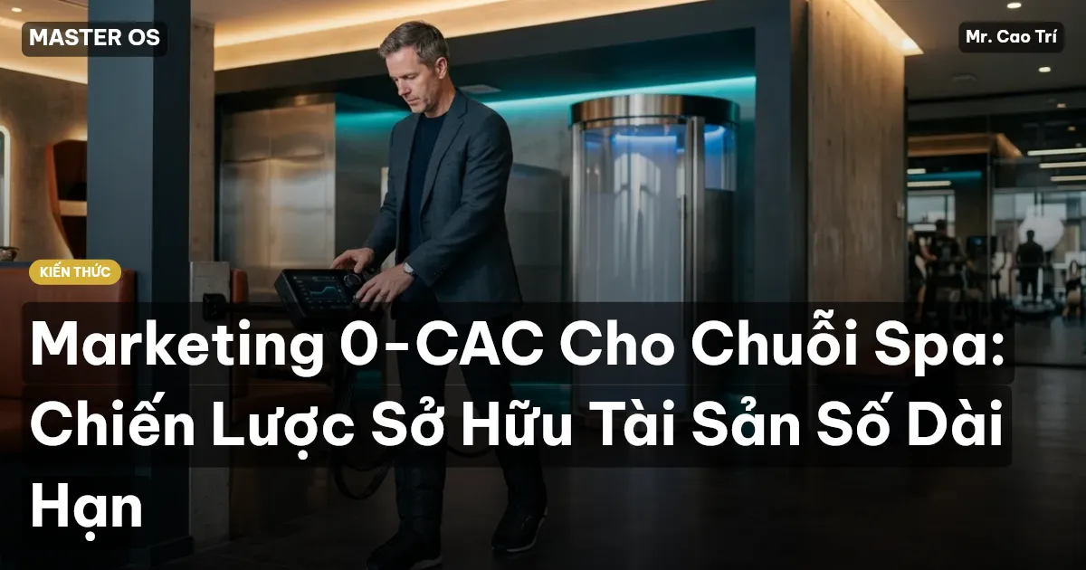 Marketing 0-CAC Cho Chuỗi Spa: Chiến Lược Sở Hữu Tài Sản Số Dài Hạn