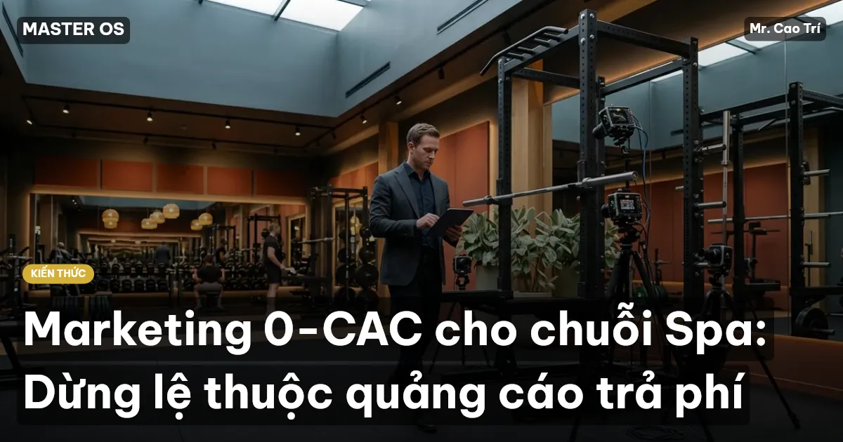 Marketing 0-CAC cho chuỗi Spa: Dừng lệ thuộc quảng cáo trả phí