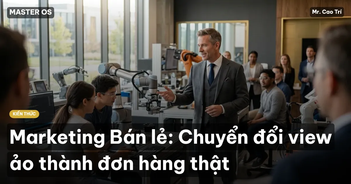 Marketing Bán lẻ: Chuyển đổi view ảo thành đơn hàng thật