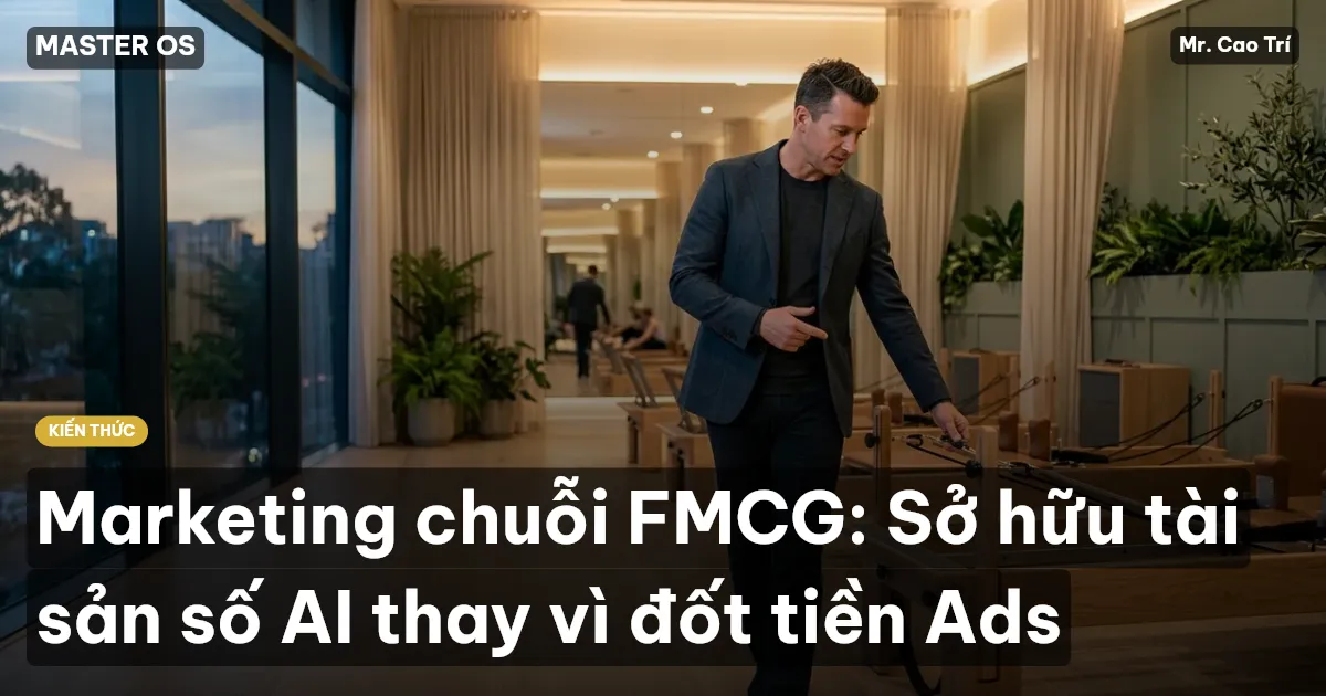 Marketing chuỗi FMCG: Sở hữu tài sản số AI thay vì đốt tiền Ads