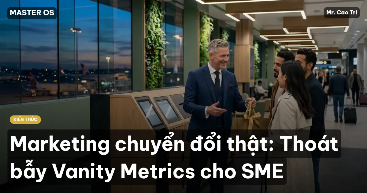 Marketing chuyển đổi thật: Thoát bẫy Vanity Metrics cho SME