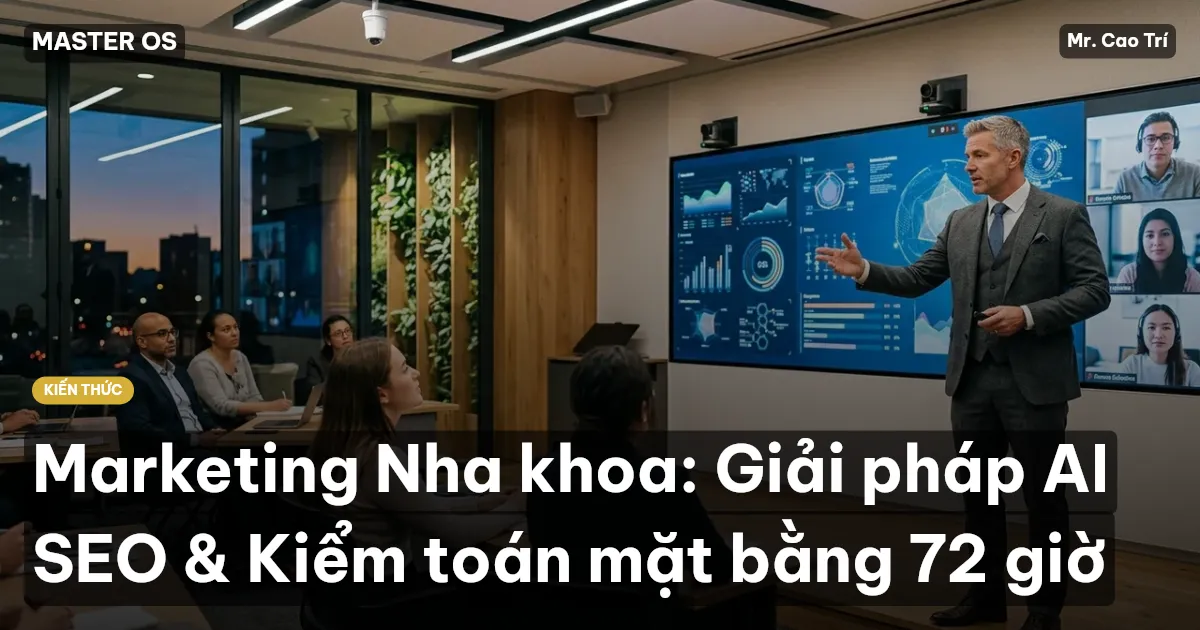 Marketing Nha khoa: Giải pháp AI SEO & Kiểm toán mặt bằng 72 giờ