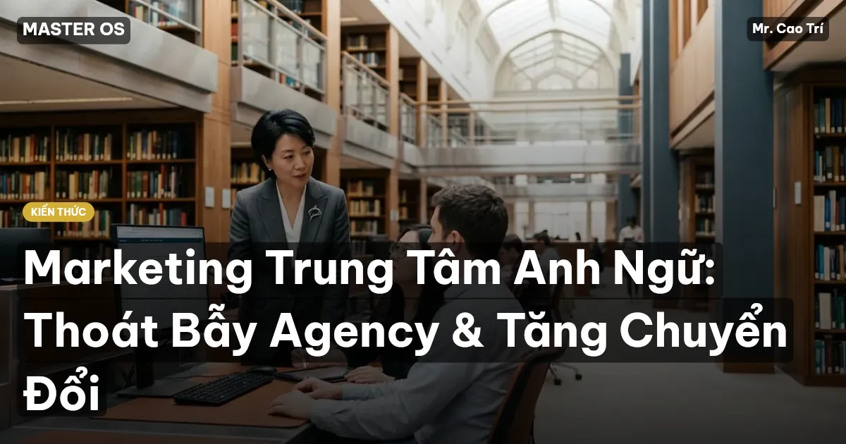 Marketing Trung Tâm Anh Ngữ: Thoát Bẫy Agency & Tăng Chuyển Đổi