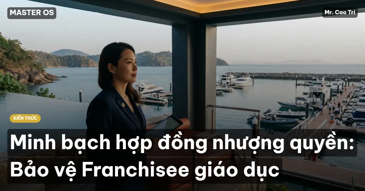 Minh bạch hợp đồng nhượng quyền: Bảo vệ Franchisee giáo dục