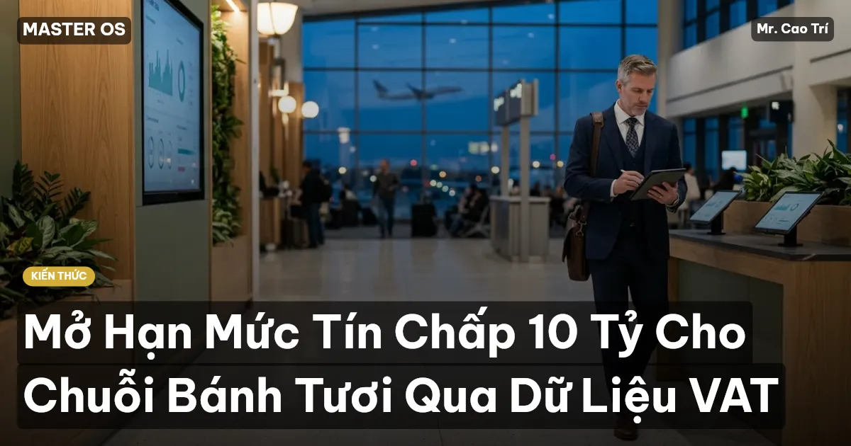 Mở Hạn Mức Tín Chấp 10 Tỷ Cho Chuỗi Bánh Tươi Qua Dữ Liệu VAT
