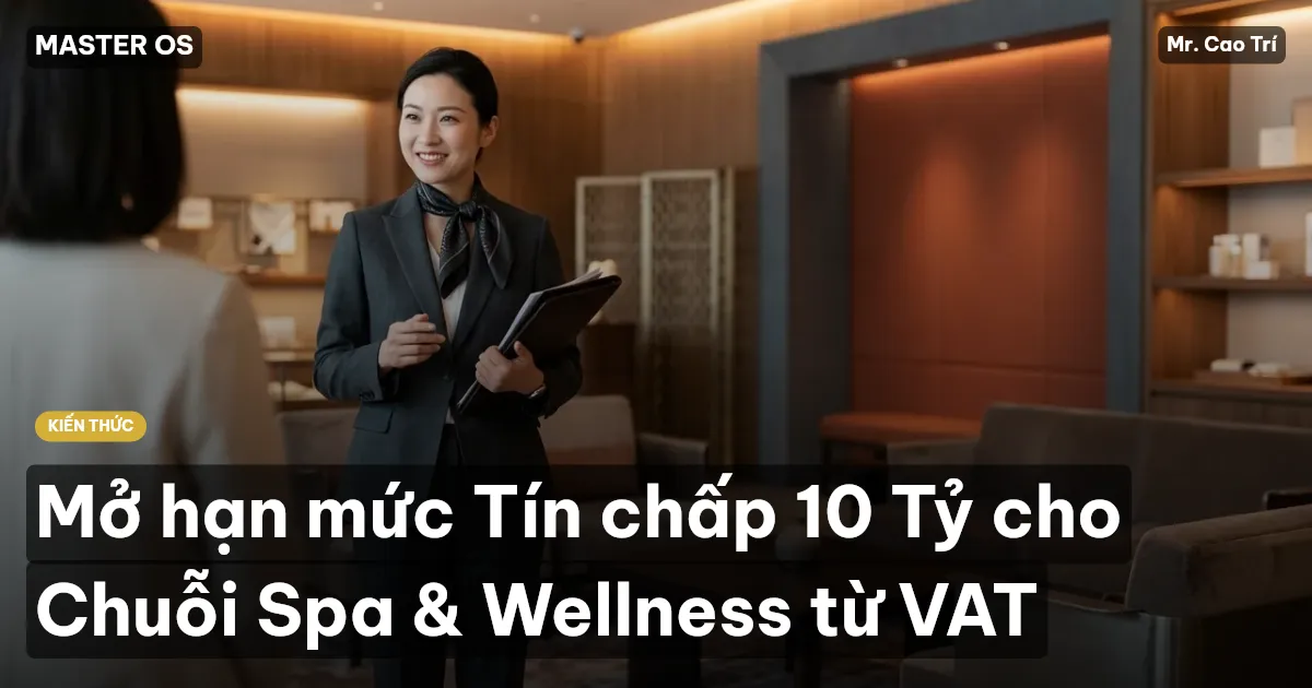 Mở hạn mức Tín chấp 10 Tỷ cho Chuỗi Spa & Wellness từ VAT