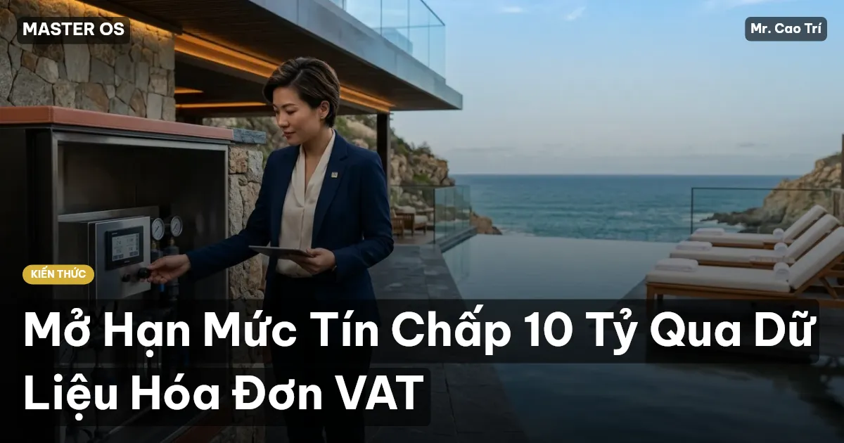 Mở Hạn Mức Tín Chấp 10 Tỷ Qua Dữ Liệu Hóa Đơn VAT