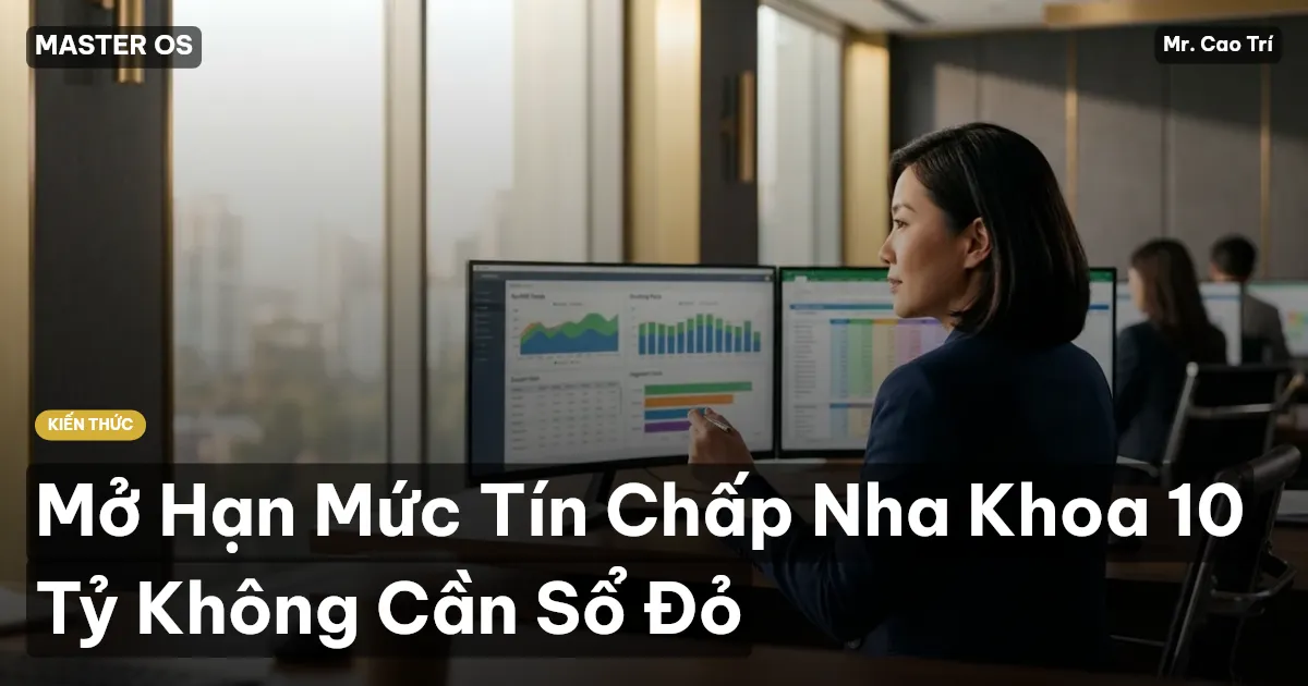 Mở Hạn Mức Tín Chấp Nha Khoa 10 Tỷ Không Cần Sổ Đỏ