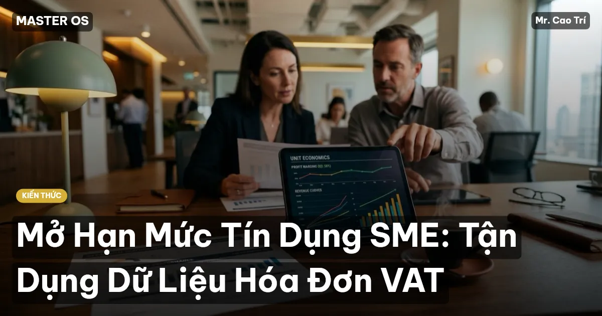 Mở Hạn Mức Tín Dụng SME: Tận Dụng Dữ Liệu Hóa Đơn VAT