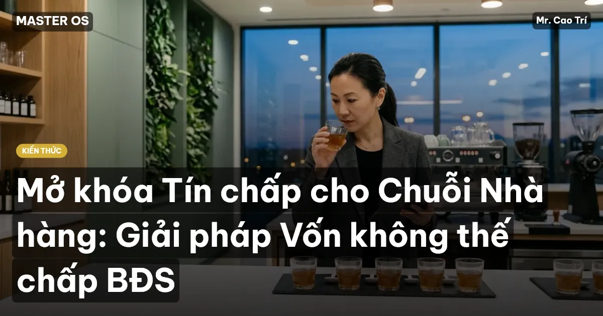 Mở khóa Tín chấp cho Chuỗi Nhà hàng: Giải pháp Vốn không thế chấp BĐS