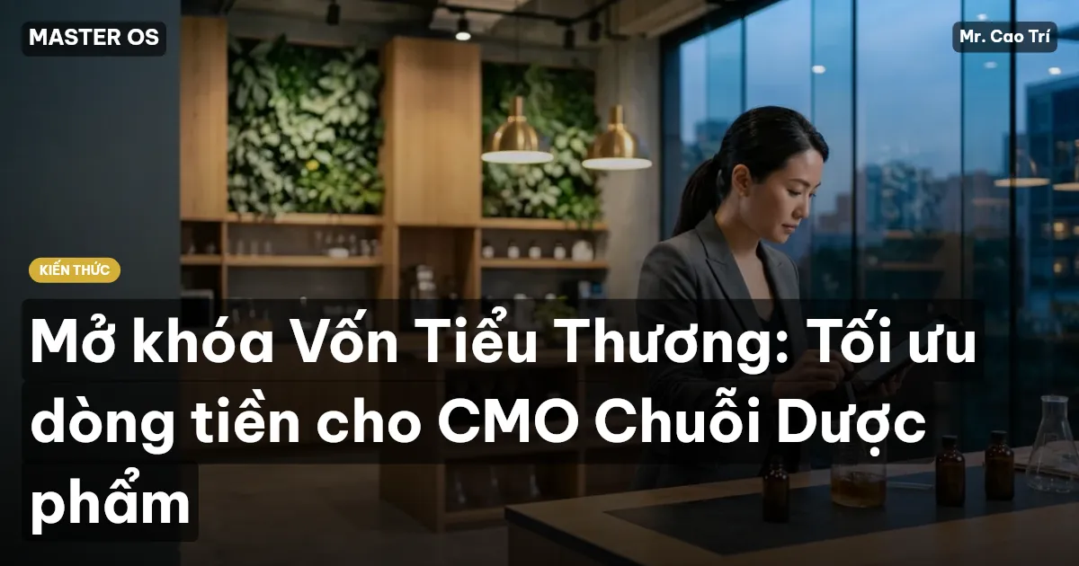 Mở khóa Vốn Tiểu Thương: Tối ưu dòng tiền cho CMO Chuỗi Dược phẩm