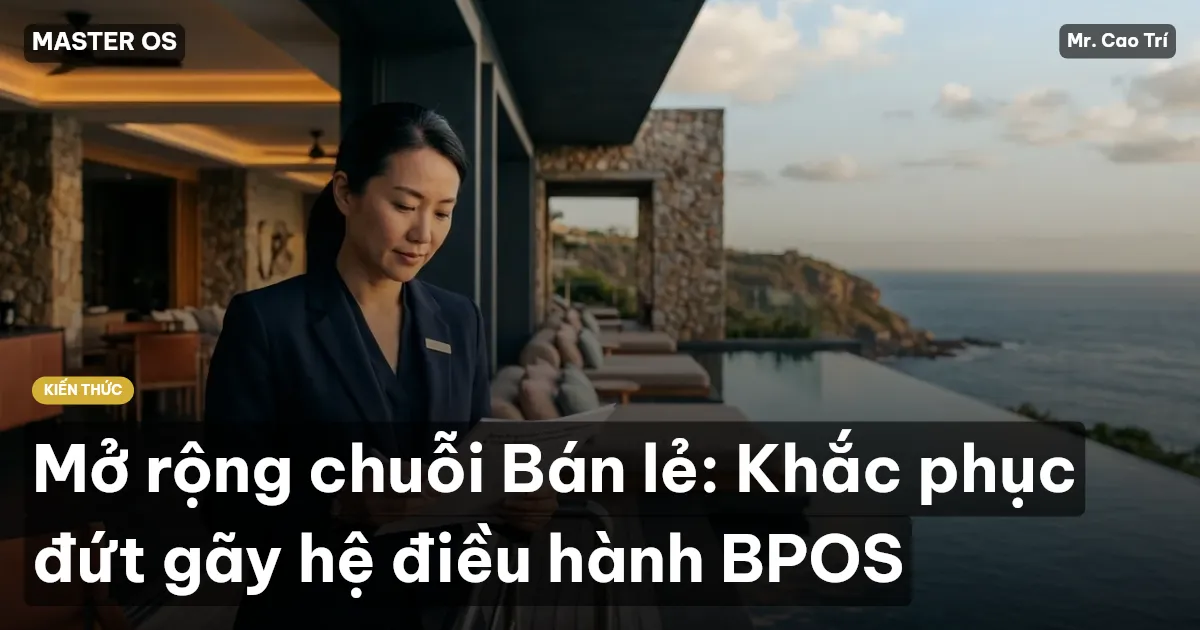 Mở rộng chuỗi Bán lẻ: Khắc phục đứt gãy hệ điều hành BPOS