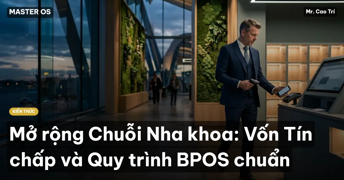 Mở rộng Chuỗi Nha khoa: Vốn Tín chấp và Quy trình BPOS chuẩn