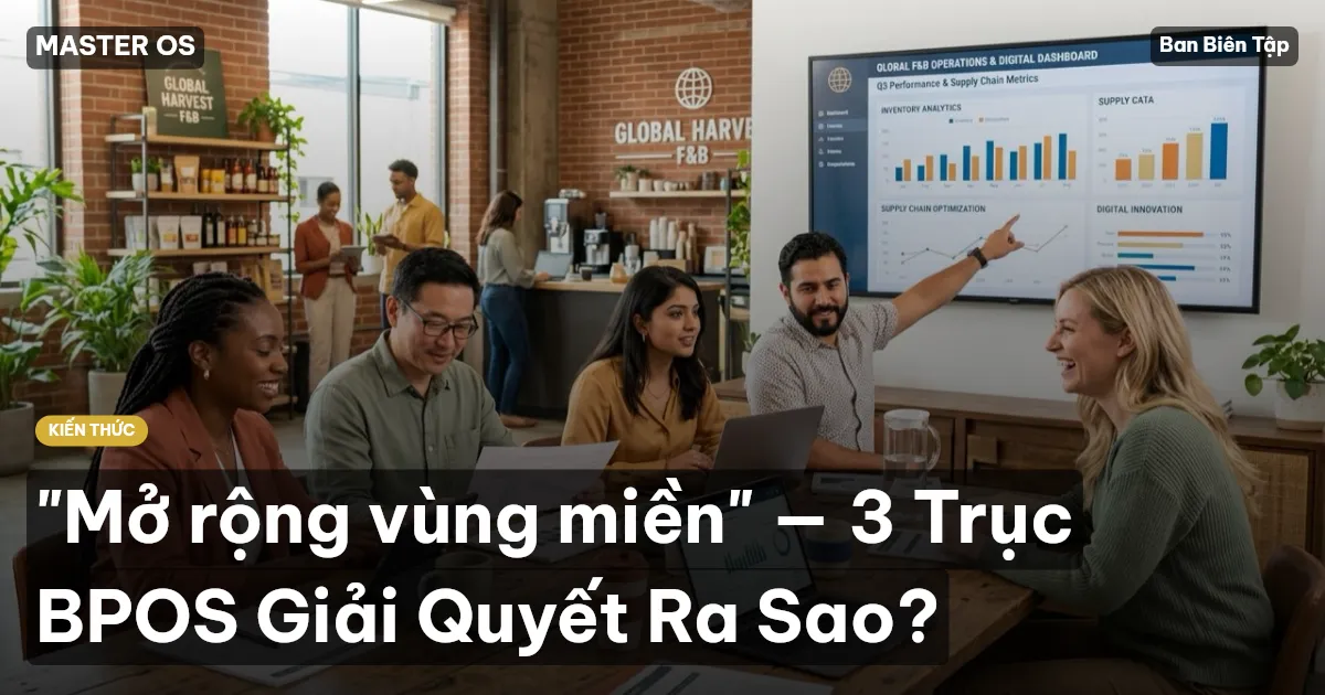 "Mở rộng vùng miền" — 3 Trục BPOS Giải Quyết Ra Sao?