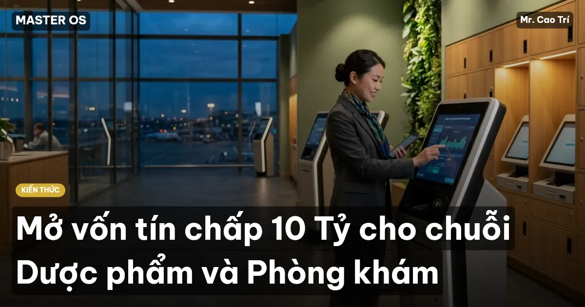 Mở vốn tín chấp 10 Tỷ cho chuỗi Dược phẩm và Phòng khám
