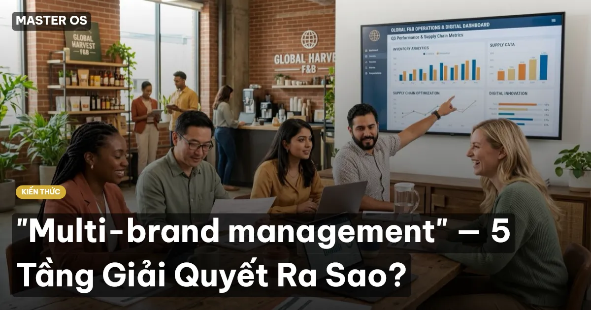 "Multi-brand management" — 5 Tầng Giải Quyết Ra Sao?