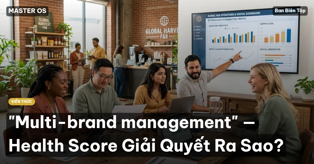 "Multi-brand management" — Health Score Giải Quyết Ra Sao?