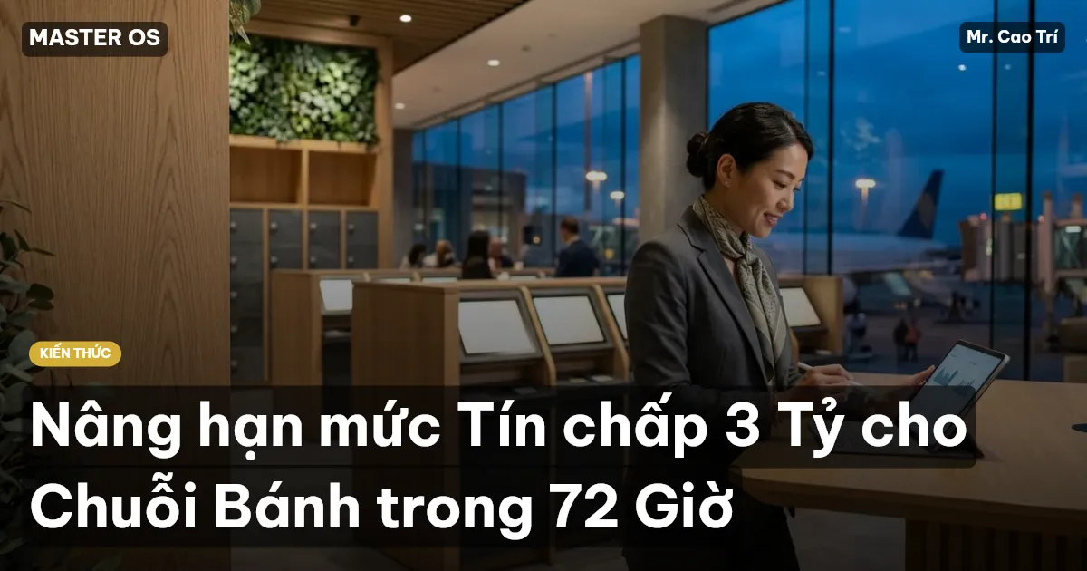 Nâng hạn mức Tín chấp 3 Tỷ cho Chuỗi Bánh trong 72 Giờ