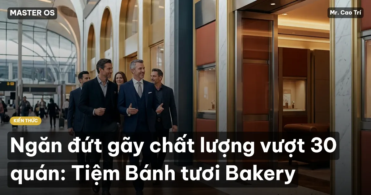 Ngăn đứt gãy chất lượng vượt 30 quán: Tiệm Bánh tươi Bakery