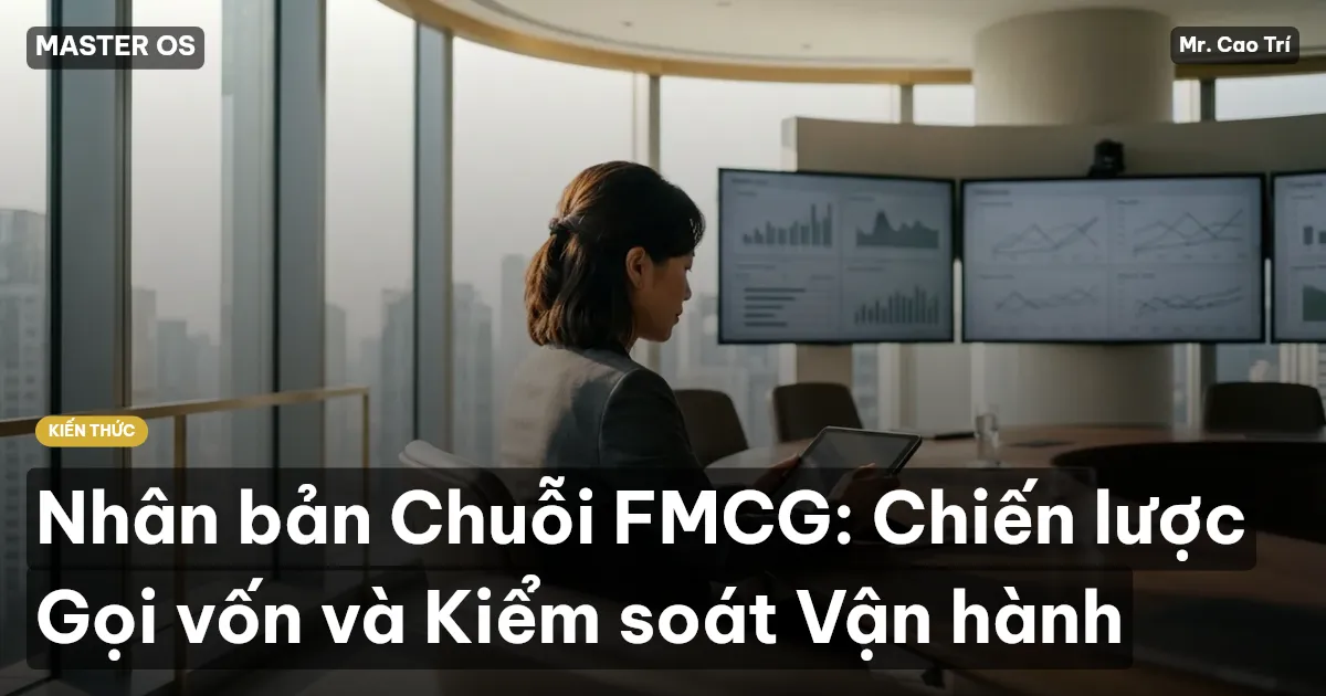Nhân bản Chuỗi FMCG: Chiến lược Gọi vốn và Kiểm soát Vận hành