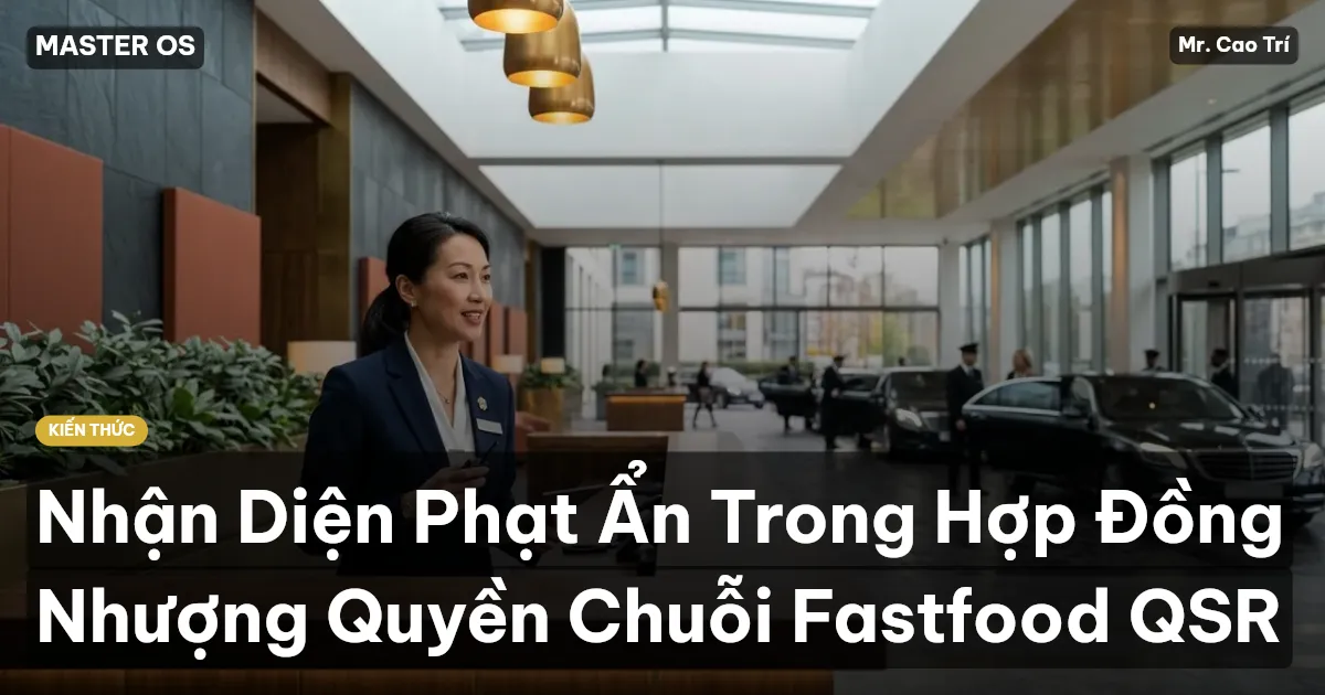 Nhận Diện Phạt Ẩn Trong Hợp Đồng Nhượng Quyền Chuỗi Fastfood QSR