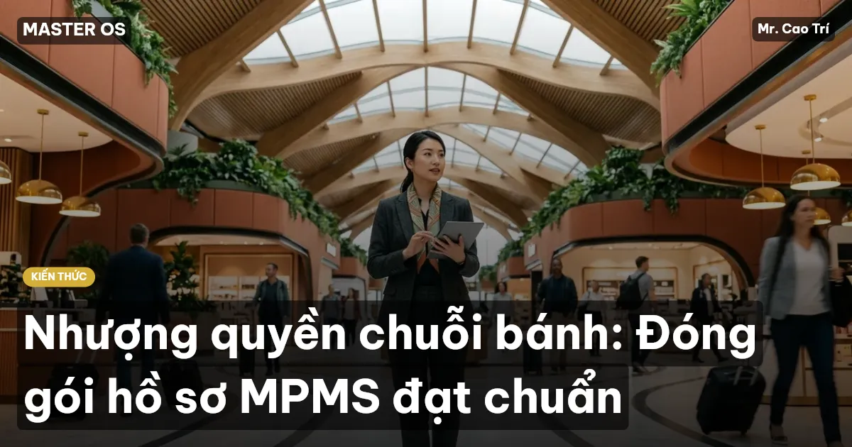 Nhượng quyền chuỗi bánh: Đóng gói hồ sơ MPMS đạt chuẩn