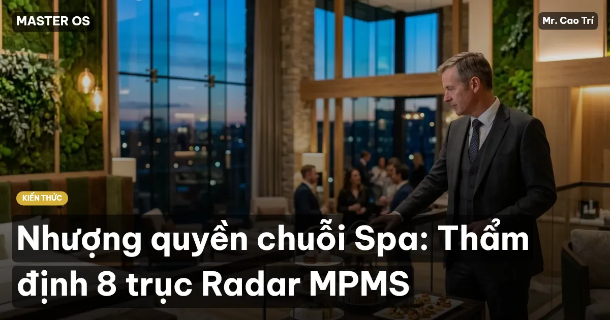 Nhượng quyền chuỗi Spa: Thẩm định 8 trục Radar MPMS