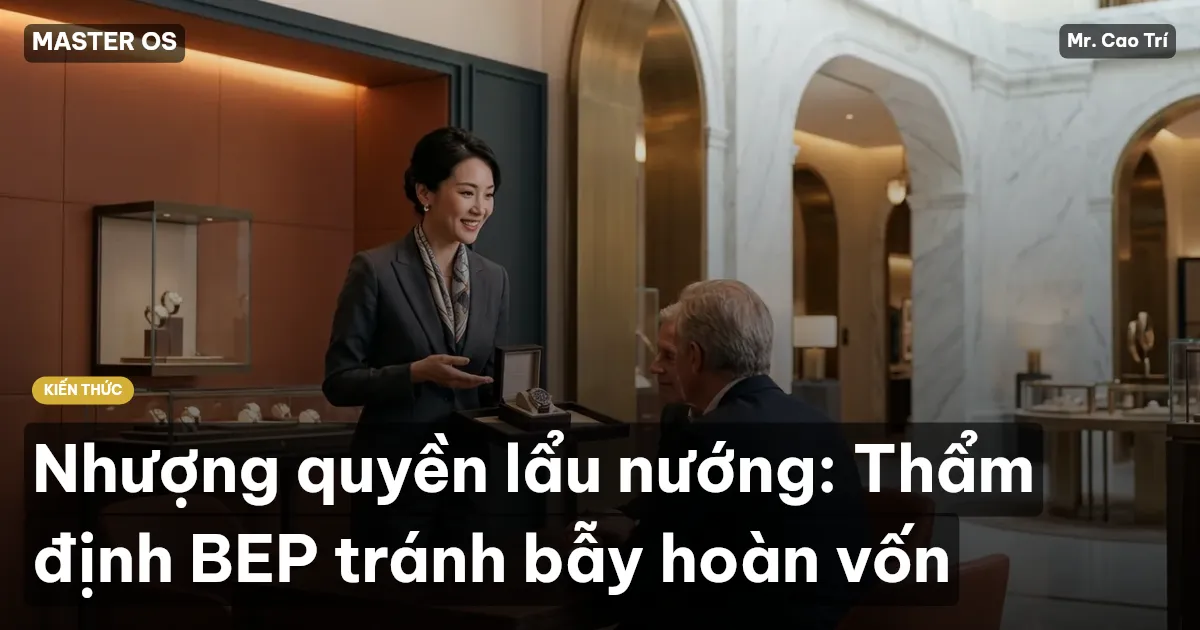 Nhượng quyền lẩu nướng: Thẩm định BEP tránh bẫy hoàn vốn