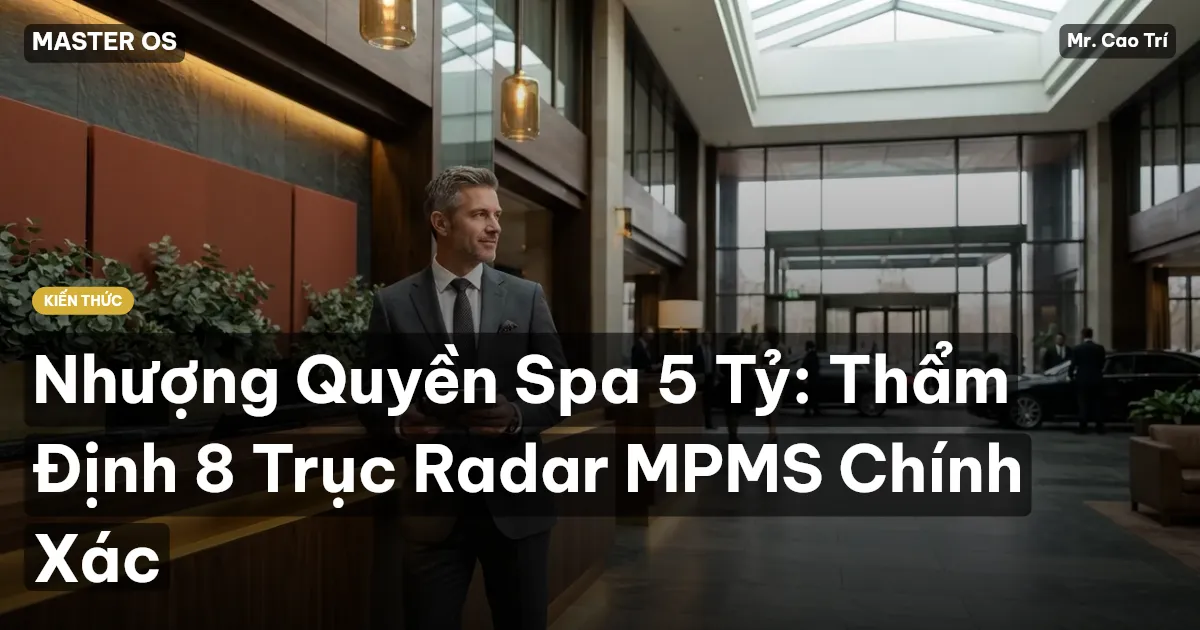 Nhượng Quyền Spa 5 Tỷ: Thẩm Định 8 Trục Radar MPMS Chính Xác
